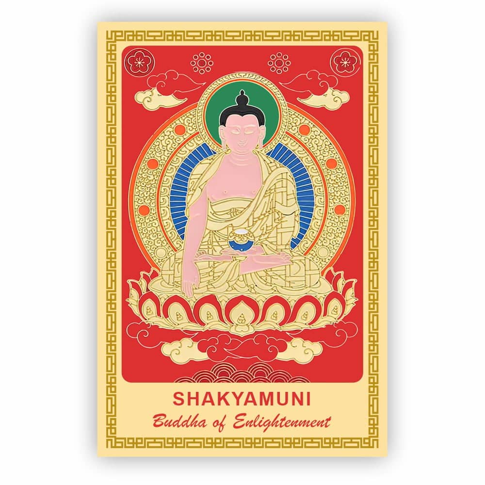 Tablou impotriva obstacolelor in calea fericirii cu buddha Shakyamuni 2023 , 20×30 cm