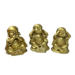 set trei buddha intelepti